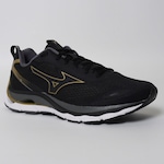 Tênis Mizuno Wave Dynasty 5 Masculino PRETO/AMARELO