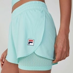 Shorts Fila Sand Duplo - Feminino VERDE