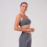 Top Fitness Fila Life - Adulto CINZA/PRETO