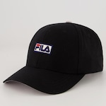 Boné Fila Aba Curva Classic Snapback - Adulto PRETO/CINZA