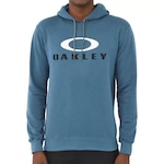 Blusão de Moletom com Capuz Oakley Dual Hoodie Solar - Masculino AZUL