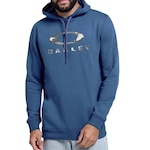 Blusão de Moletom com Capuz Oakley Camo Hoddie Dark - Masculino AZUL