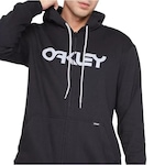 Jaqueta de Moletom com Capuz Oakley Canguru Mark Hoodie Out - Masculina PRETO