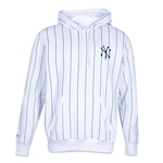 Blusão de Moletom com Capuz New Era Canguru New York Yankees Back To School - Masculino BRANCO