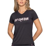 Camiseta Run More Ultracool Fit - Feminina PRETO/BRANCO