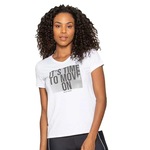 Camiseta Run More Ultracool Fit - Feminina BRANCO/PRETO