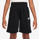 Short Nike Sportswear Club Fleece - Infantil PRETO