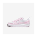 Tênis Nike Court Borough Low Recraft - Infantil BRANCO/ROSA