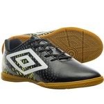 Chuteira Futsal Umbro Plasma - Adulto PRETO/VERDE