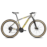 Bicicleta Aro 29 Blitz Pontal Mtb - Freio Hidraulico Trava K7 - Cambio Shimano - Marcha 24V - Adulto CINZA CLARO