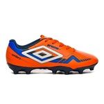 Chuteira Campo Umbro Prisma + - Adulto Laranja/Marrom