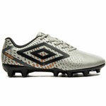 Chuteira de Campo Umbro Plasma - Adulto CINZA/LARANJA