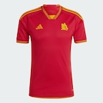 Camisa 1 As Roma 23/24 adidas - Masculina VERMELHO