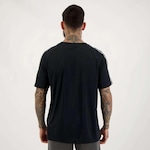 Camiseta Umbro Manga Curta Traditional Club - Masculina PRETO/BRANCO