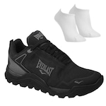 Kit Tênis Everlast Azteca + Par de Meia - Masculino PRETO