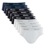 Kit de Cuecas Slip Mash - 10 Unidades - Infantil PRETO