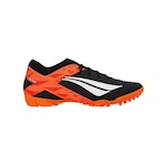 Chuteira Society Penalty RX Locker - Adulto PRETO/LARANJA