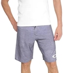 Bermuda Oakley Surf Heather - Masculina CINZA/BRANCO