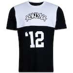 Camiseta New Era Brooklyn Nets Nba Core - Masculina BRANCO