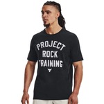 Camiseta Under Armour Rock Training - Masculina PRETO/BRANCO