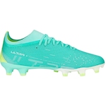 Chuteira de Campo Puma Ultra Match FG/AG - Adulto VERDE CLARO