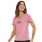 Camiseta Alto Giro Make It Fun - Feminina ROSA