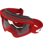 Óculos para Ciclismo Oakley Goggle O Frame Mx Moto Lente Clear - Adulto VERMELHO