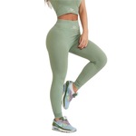 Calça Legging Cajubrasil Seamless Braid - Feminina VERDE