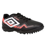 Chuteira Society Umbro Prisma+ - Infantil PRETO/BRANCO