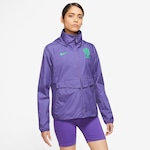 Jaqueta com Capuz Nike Brasil - Feminina ROSA/ROXO