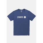 Camiseta Stance Estampa Logo - Masculina AZUL