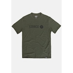 Camiseta Stance Estampa Logo - Masculina VERDE