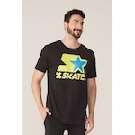 Camiseta Starter Estampada Collab Cemporcento Skate Preta - Masculino PRETO