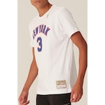 Camiseta Mitchell & Ness Estampada New York Knicks John Starks - Masculina BRANCO