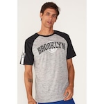 Camiseta NBA Especial Brooklyn Nets Casual - Masculina CINZA