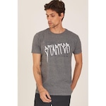 Camiseta Starter Estampada Cinza Mescla Escuro - Masculino CINZA