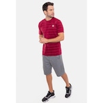 Camiseta HD Stripe Splash - Masculina VINHO