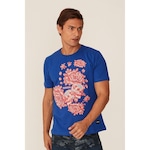 Camiseta Fatal Estampada - Masculina AZUL