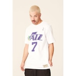 Camiseta Mitchell & Ness Especial Utah Jazz Pistol - Masculina BRANCO