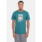 Camiseta Starter Estampada Folhagem - Masculina VERDE