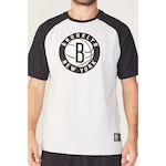 Camiseta NBA Estampada Brooklyn Nets - Masculina CINZA ESCURO