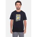 Camiseta Starter Estampada Folhagem Preta - Masculino PRETO