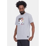 Camiseta Starter Graphics - Masculina CINZA ESCURO