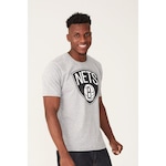 Camiseta NBA Estampada Brooklyn Nets - Masculina CINZA