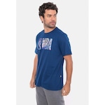 Camiseta Nba Galaxy - Masculina CINZA ESCURO