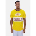 Camiseta Mitchell & Ness Especial Los Angeles Lakers - Masculina AMARELO