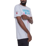 Camiseta NBA Estampada Chicago Bulls - Masculina CINZA ESCURO