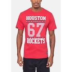 Camiseta NBA Color Year Houston Rockets - Masculina VERMELHO