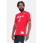 Camiseta Mitchell & Ness Name and Number Yao Ming Houston Rockets - Masculina VERMELHO