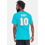 Camiseta Mitchell & Ness Name And Number Mike Bibby Vancouver Grizzlies - Masculina VERDE